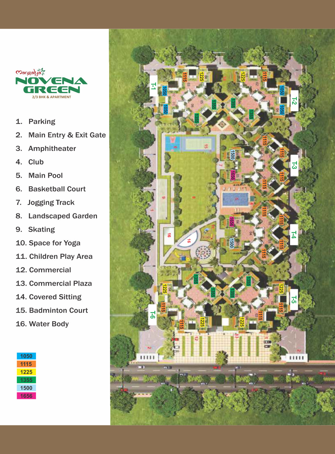Novena Green master plan and landscaped spaces